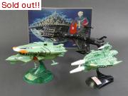 宇宙戦艦ヤマト「ナスカ」「超巨大戦艦」「ゴーランド」3種完成品