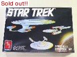 (o)STAR TREK  3 PIECE U.S.S.ENTERPRISE SET